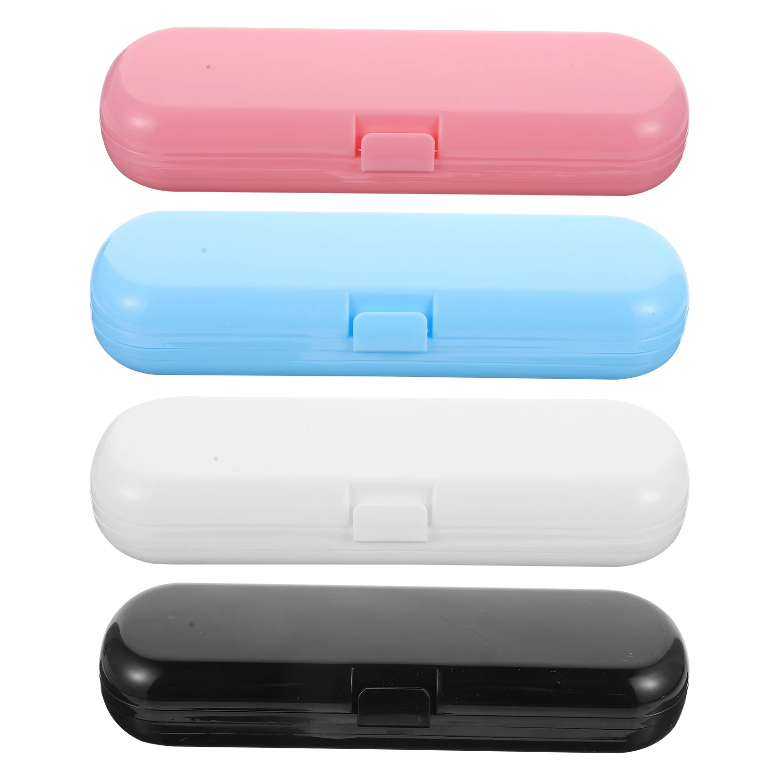 

4 Pcs Toothbrush Storage Boxes Reusable Plastic Travel Cases for Electric Toothbrush Holder ganizer Dustproof Waterproof