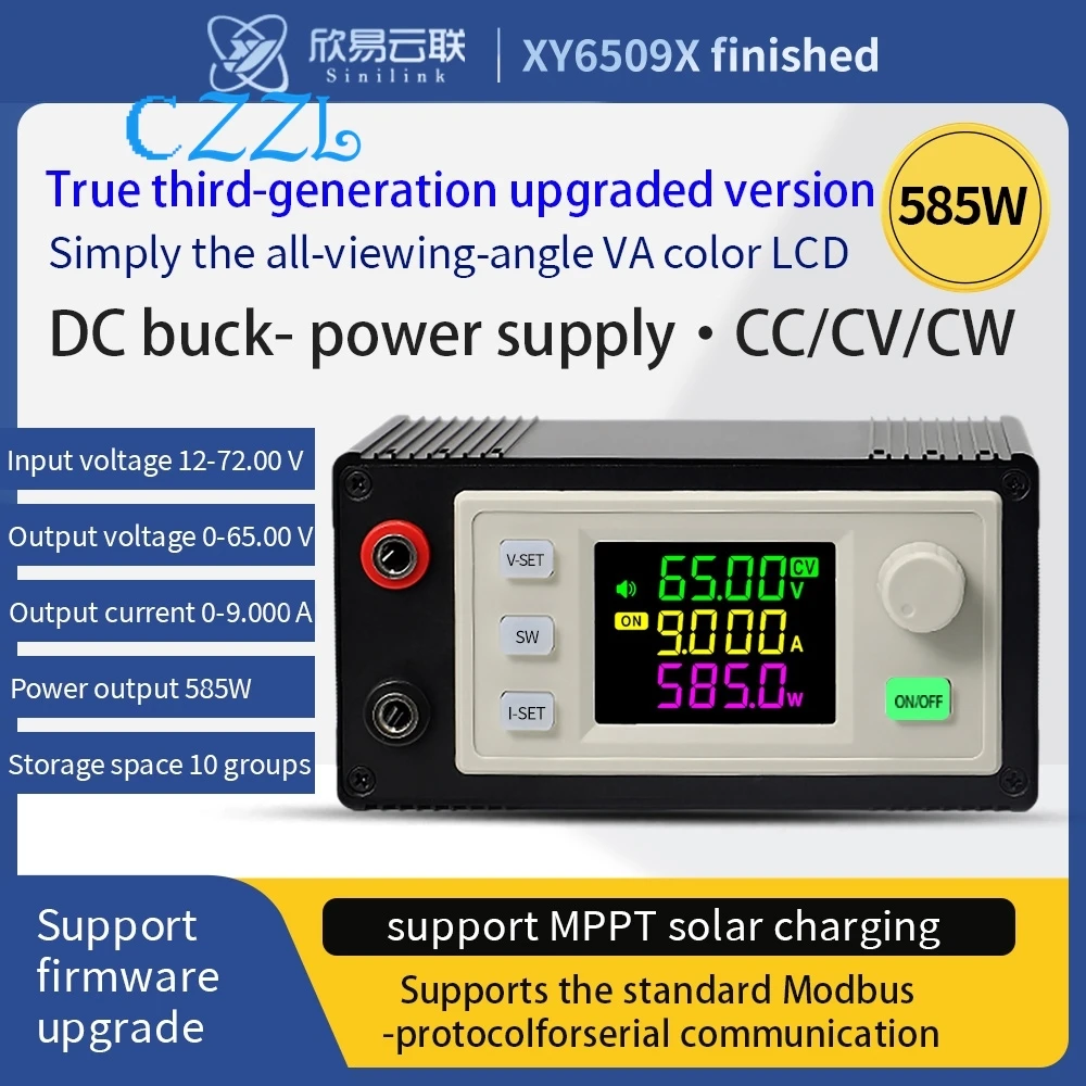 XY6506X XY6509X DC DC Buck Converter CC CV 12-72V 6A 9A Step Down Power Module Adjustable Regulated Laboratory Power Supply