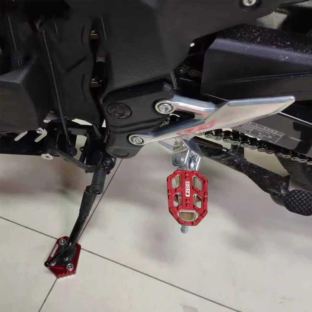 2023 CB 500X Motorcycle Parts Foot Pegs Front Footpegs Footrests Pedal For HONDA CB500X CB500 CB5 00 X 2019 2020 2021 2022 2024