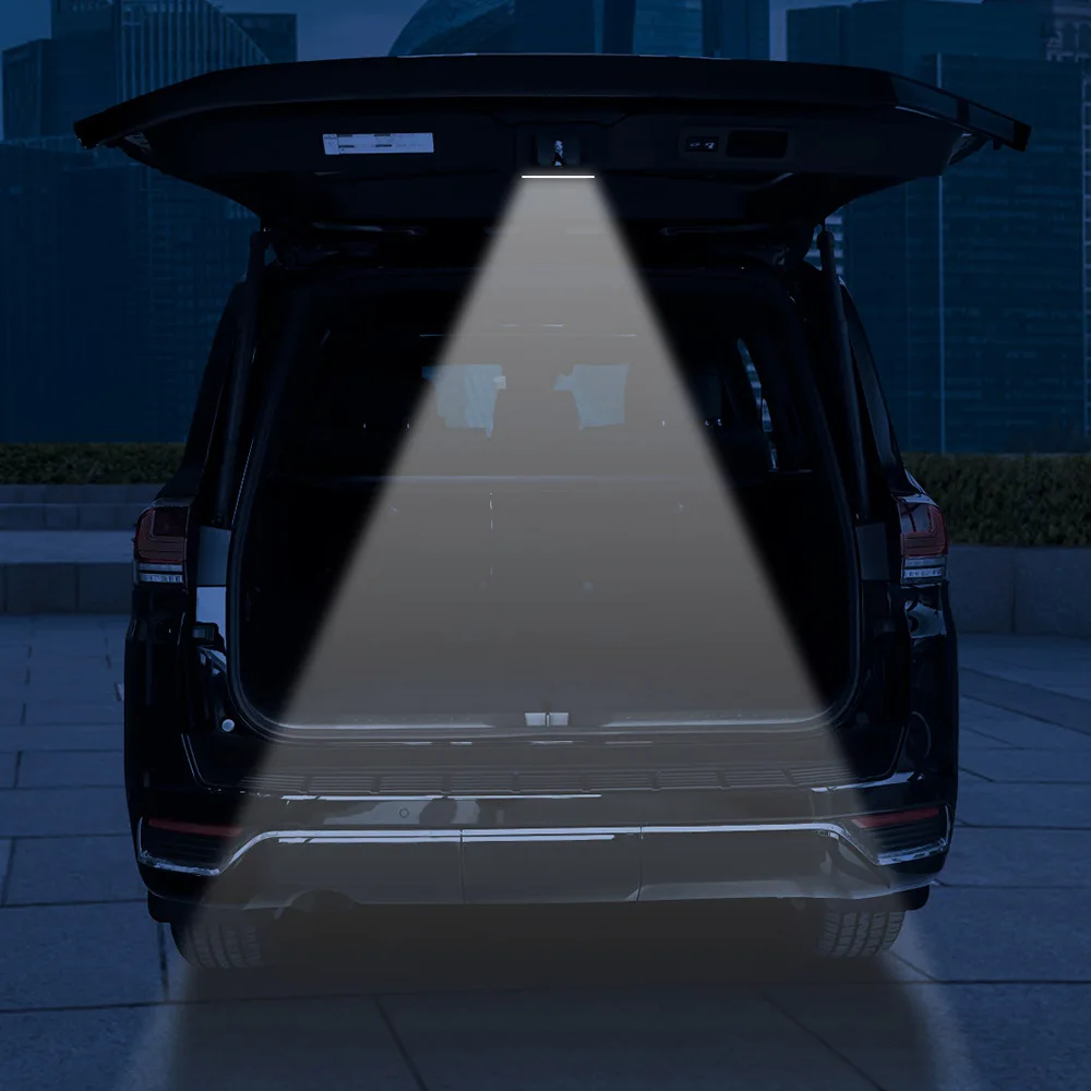 

ДЛЯ Land Cruiser LC300 2022, светодиодный светильник багажника, материал ABS, задний сенсорный светильник для кемпинга, наружное освещение автомобиля