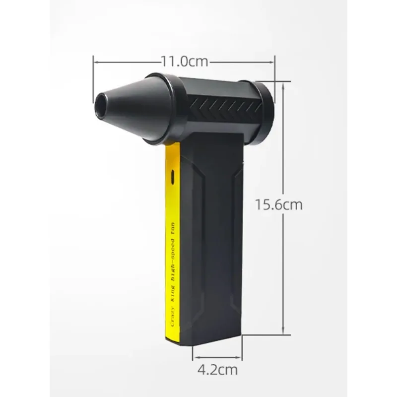 BIESUO 160000 RPM Electric Air Blower Turbo Jet Fan Brushless Motor High-Speed Turbo Violent Fan USB Rechargeable Powerful