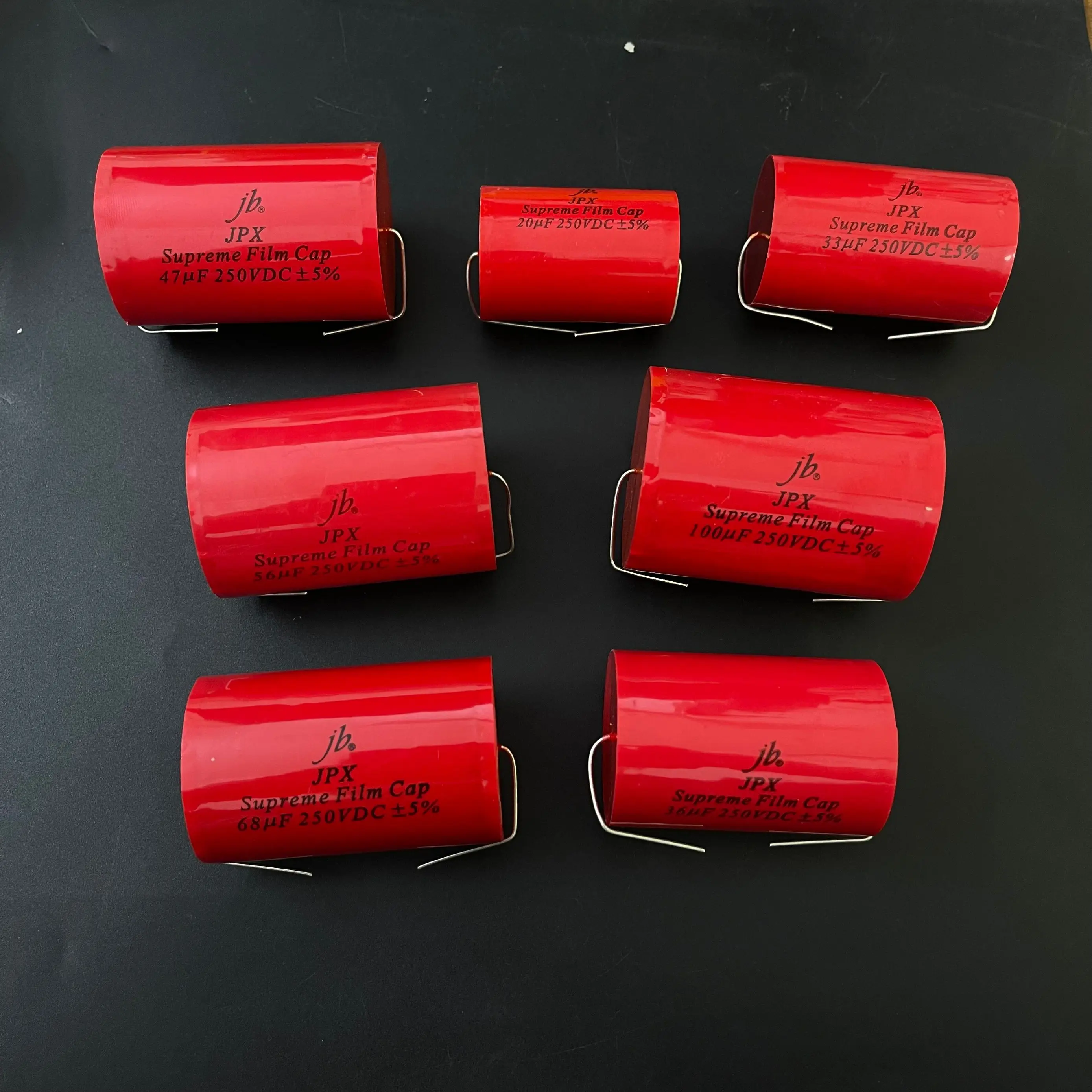 JB JPX 20UF 33UF 36UF 47UF 56UF 68UF 100UF 250V Copper Foot Audio Capacitors 1pcs price