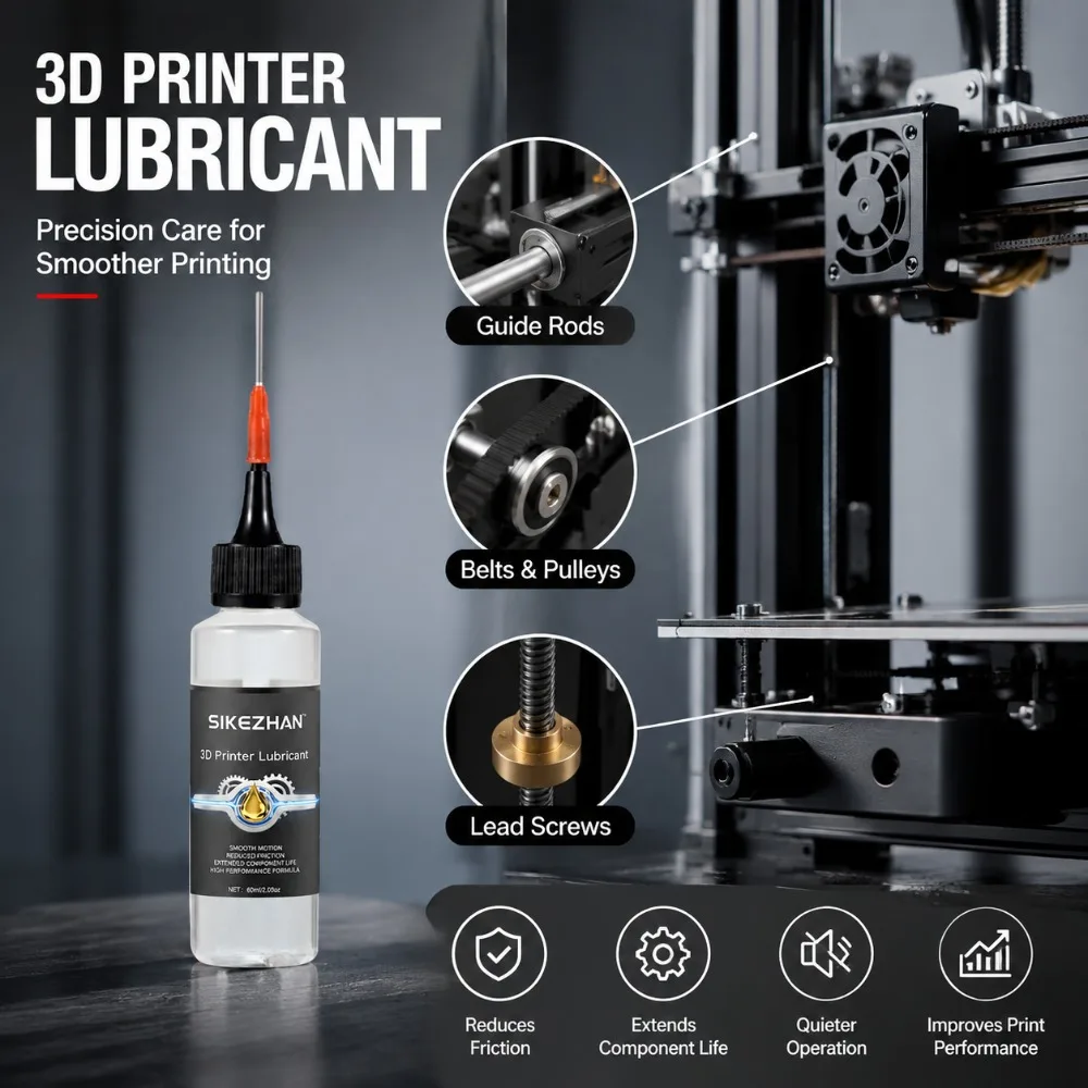 3D Printer Gear Rail Lubricant Grease for Bambu Lab X1C P1S P1P A1 Mini Creality K1 Max Maintenance Oil Accessories - view 2