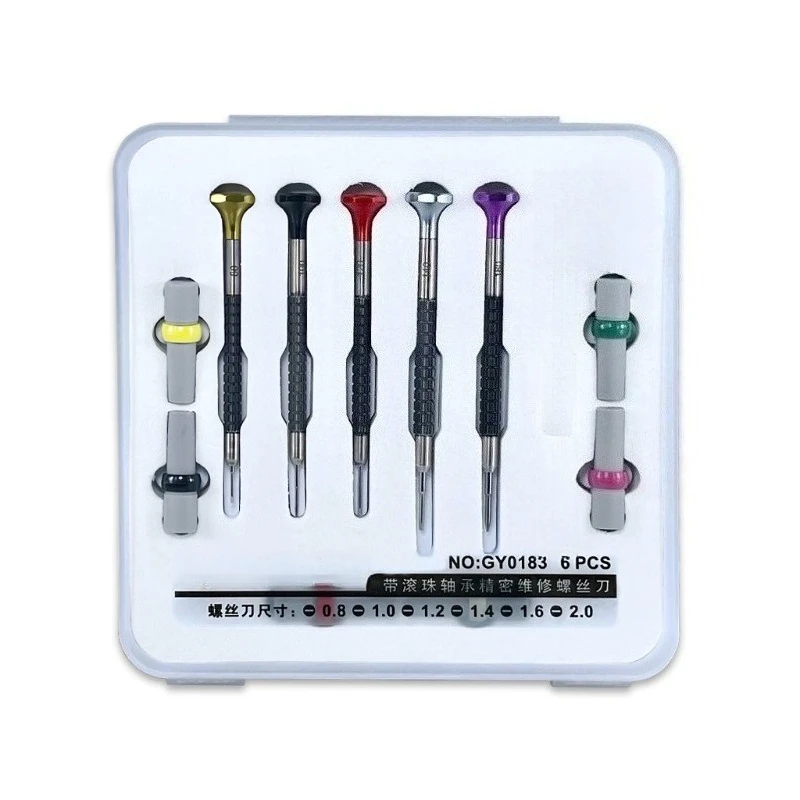 Special screwdriver for watch maintenance One-word set Ball bearing Screw batch Precision screw watch repair tool