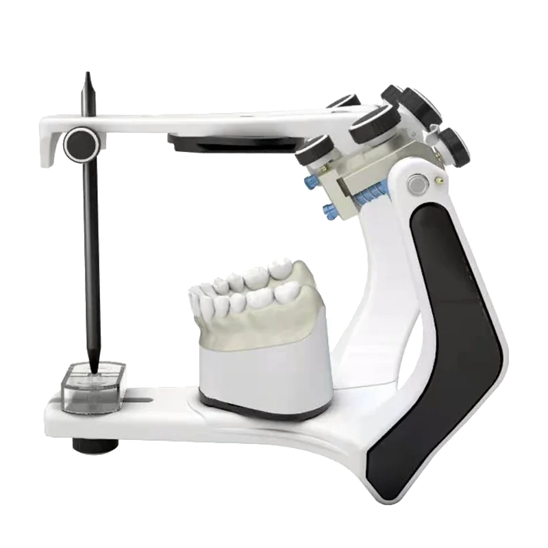 Dental Articulator Semi‑Adjustable Average Value Articulator with Facebow for Full Denture Technician Workshop