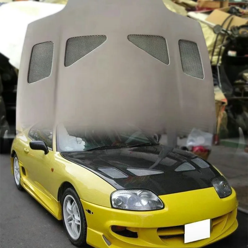 

Для Supra MK4 JZA80 GT500 Тип капота — внешняя спортивная отделка, аксессуар для стайлинга передней части