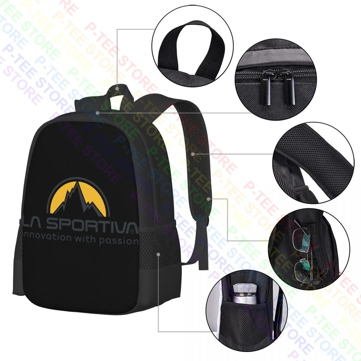 La Sportiva Square Climb MultipleBackpack Large Capacity Cute Sports Style