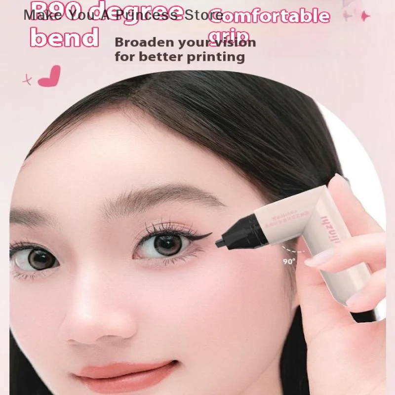 Double Head Rotatable Eyeliner Stamp Integrated Eyeliner Stamp Precise Outline Signet Long-Lasting Eyeliner Liquid Pen Makeup