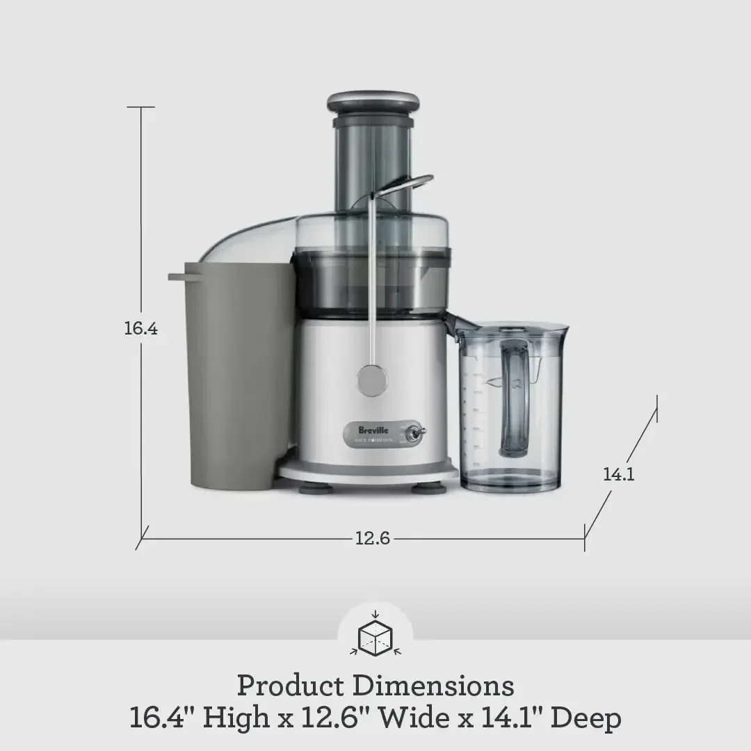 Breville-The Juice Fountain Centrifuge Ju479, Guitare 98XL, Acier Inoxydable Brossé