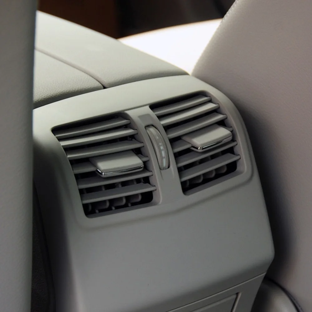 Rear Seat Air Conditioning Outlet Panel Rear Console Air Conditioning Ventilation Grille for Mercedes Benz W212 2009-2014