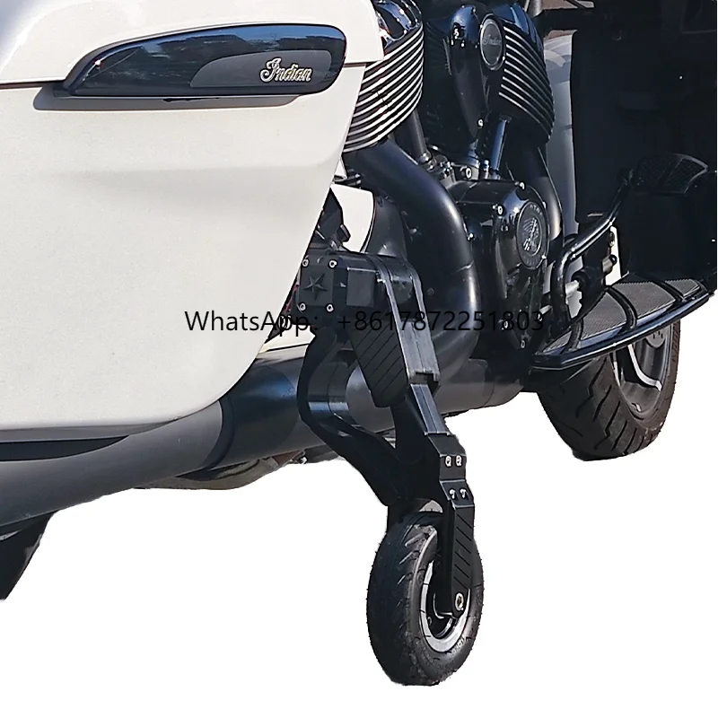 Bequemes Motorrad-Fahrwerk, passend für HD Touring K1600 GTL, zusätzliche Parkhalterung, Ständer, Stabilisator, Seitenräder