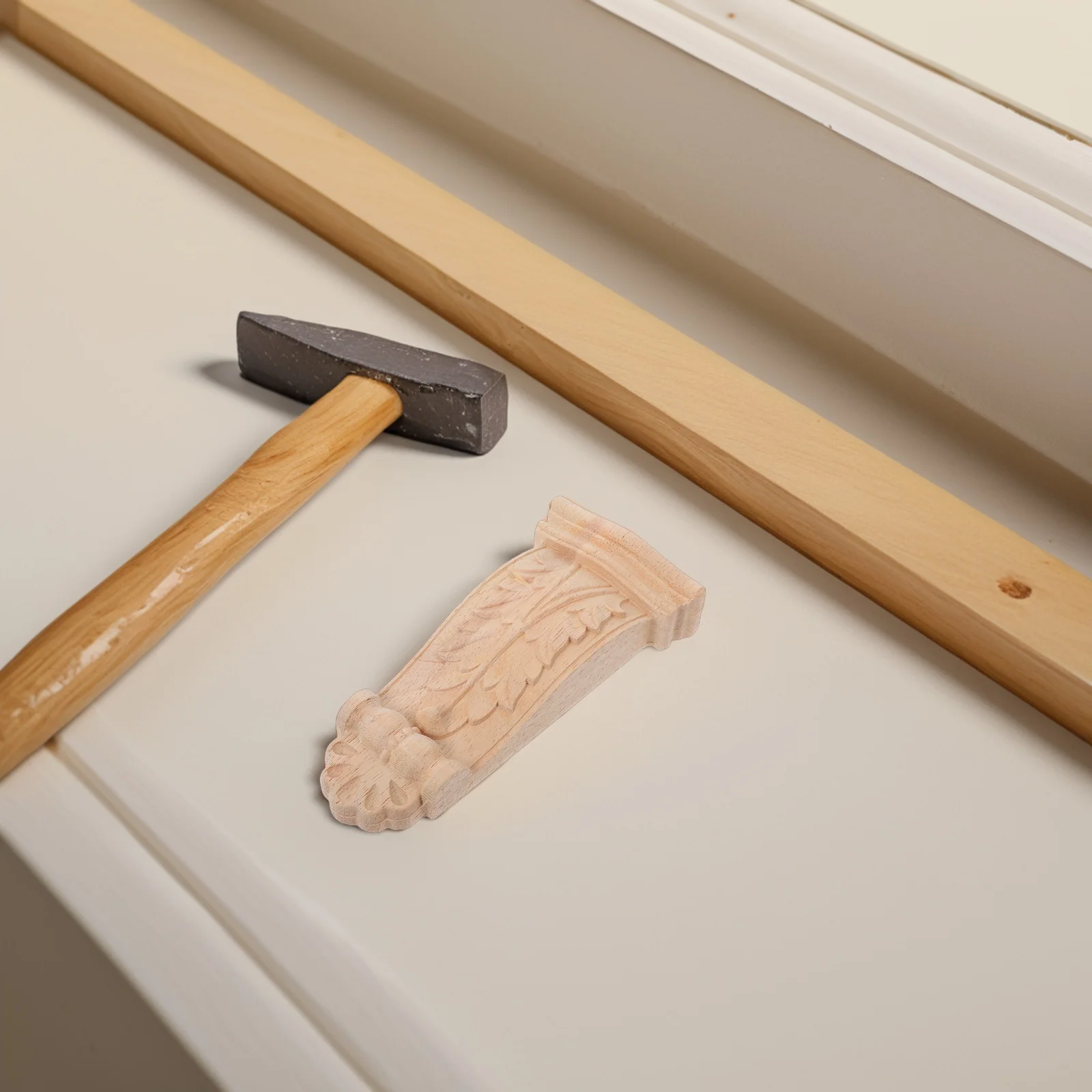 

Wood Carved Corbels European Style Unfinished Decorative Brackets For Farmhouse Wall Shelf Cabinet Doorway Home Decor Craft