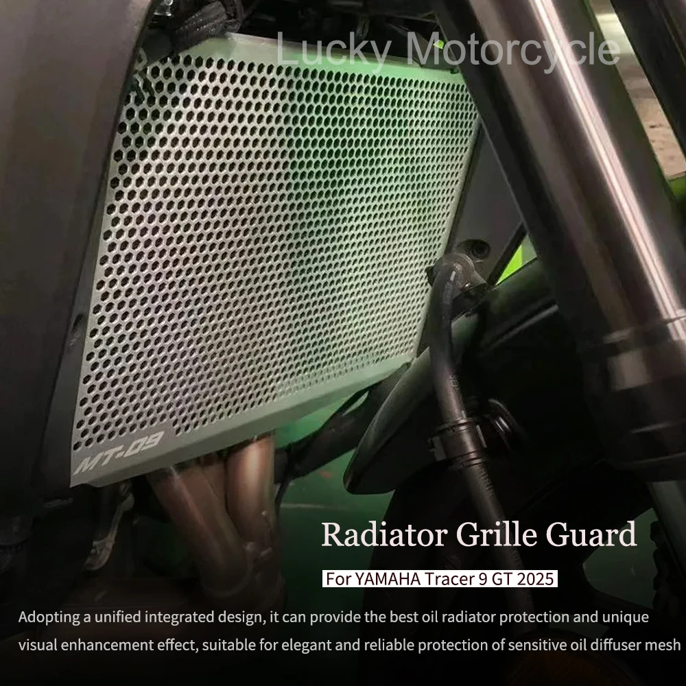 

Для YAMAHA TRACER 9 GT/GT +/Y-AMT 2025, щиток резервуара для воды, новая защита радиатора, алюминиевая защитная крышка радиатора