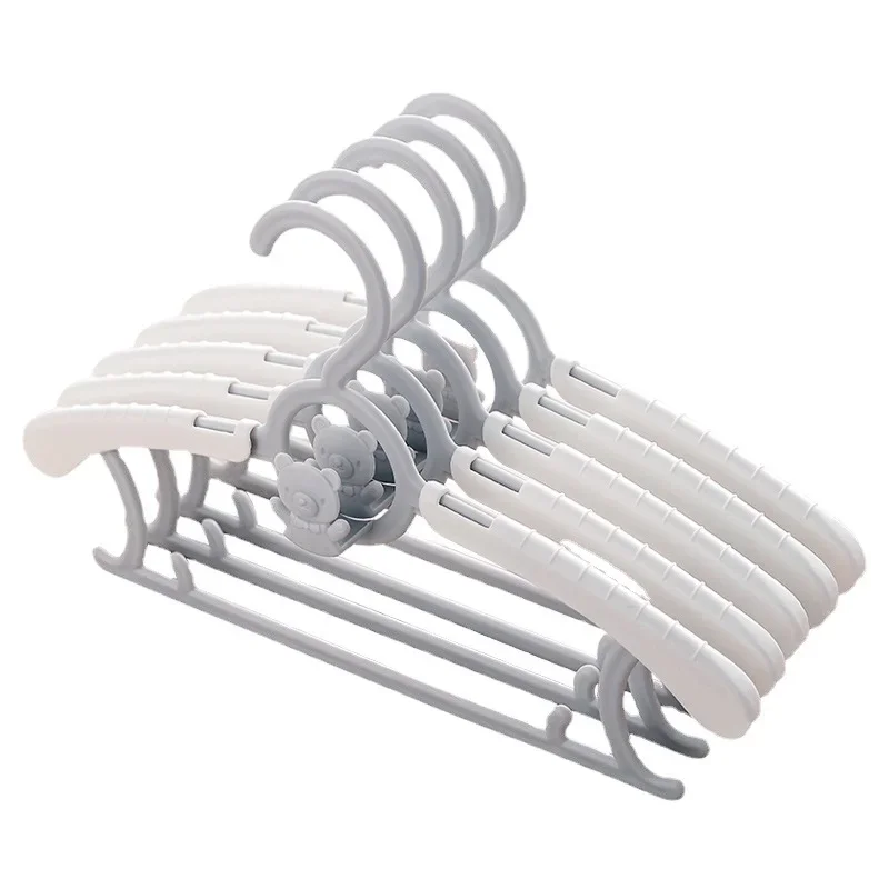 20pcs Baby Hangers Kids Room Drying Racks Non-slip Children Storage Hangers For Clothes Rack Closet Organizer for Clothes