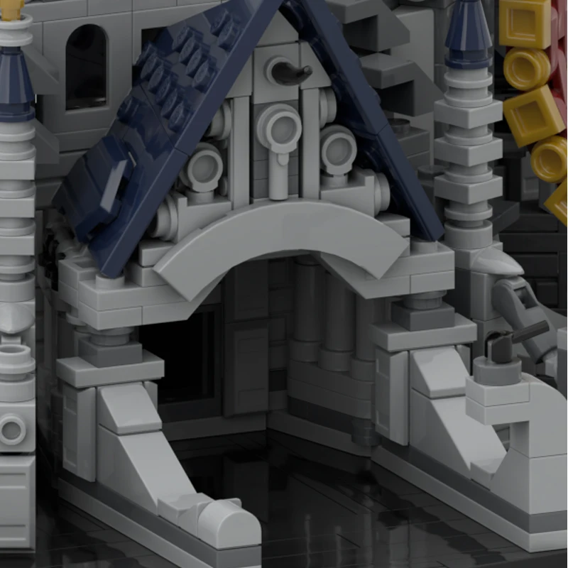 2447PCS MOC Middeleeuws Kasteel Aangepaste puzzel Model Hyrule Kasteel Technische DIY-montage Onderwijsset Speelgoed voor kind Vakantiecadeau