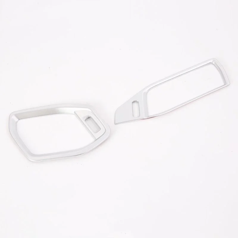 

1 pair Front Left And Right Air Conditioner Outlet Protective Cover Patch Decoration ABS Silver Chrome For Ford Focus 2019