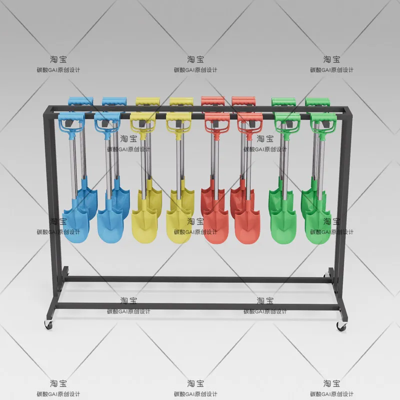 Sand Shovel Storage Rack Outdoor Children's Sand Pool Beach Toys Hula Hoop Scooter Gymnastics Mat Rack