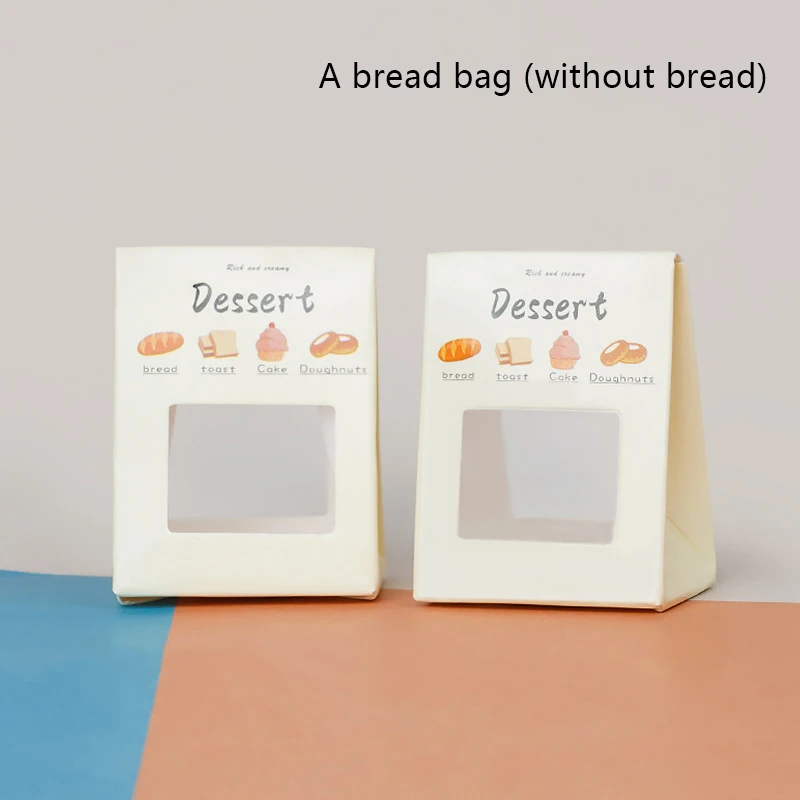 1/12 Dollhouse Simulation Bread Dessert Bag Dollhouse Food Decoration Dolls House Miniature Kitchen Accessories