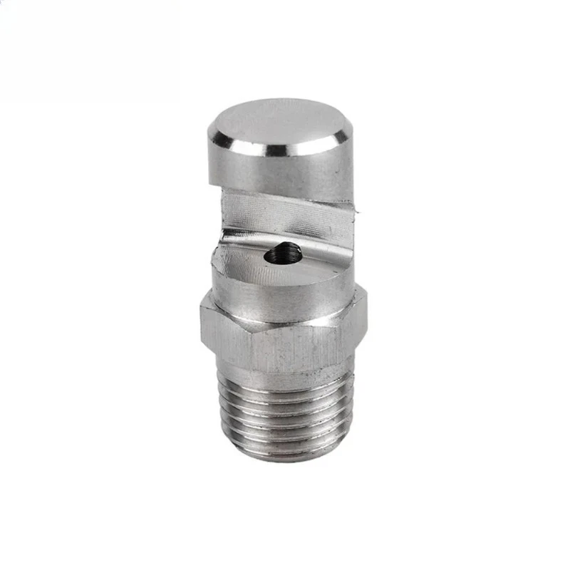 K Series Wide Angle High Impact Flat Fan V-Jet Nozzle 304SS Stainless Steel Water Spray Jet Nozzle Industrial Cleaning Cooling