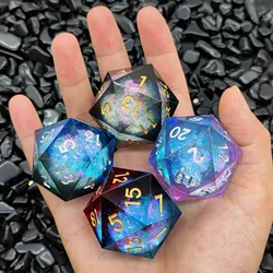 35mm Large Single Polyhedral Resin Quicksand Dice Entertaining Board Game Toys