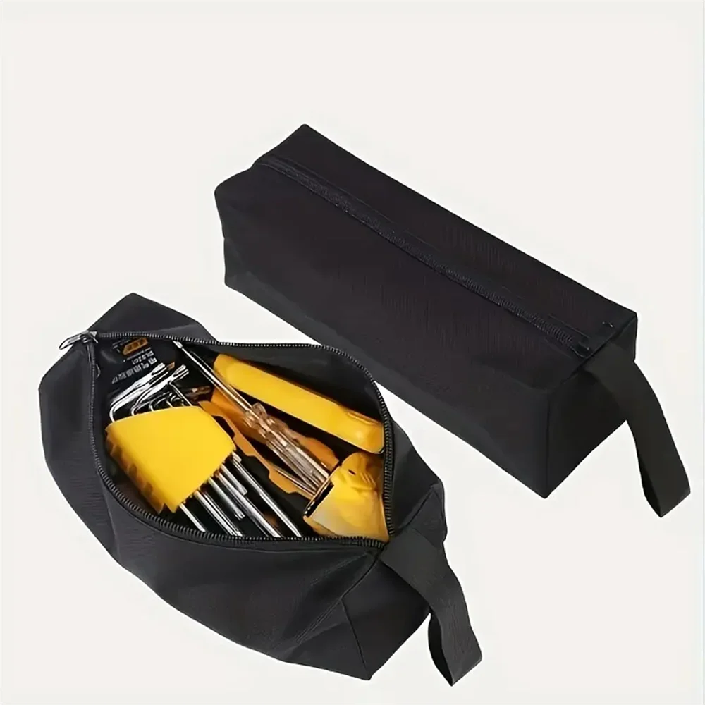 A Small Oxford Cloth Handheld Tool Bag Hardware Tools Multifunctional Storage Bag Mini Repair Tool Kit