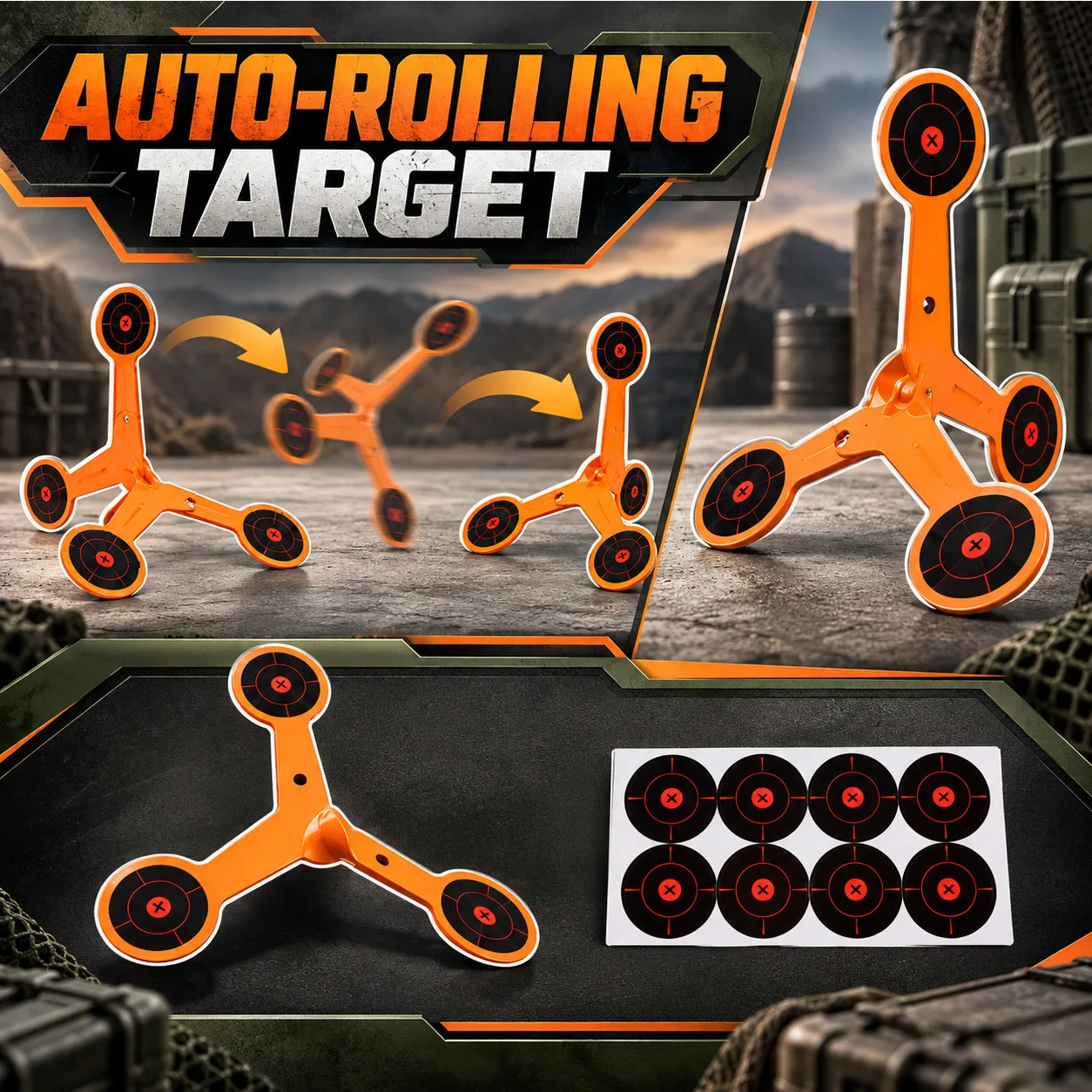 auto-reset-spinning-metal-shooting-target-with-stickers-portable-rolling-flip-target-for-airsoft-training-practice-outdoor-games