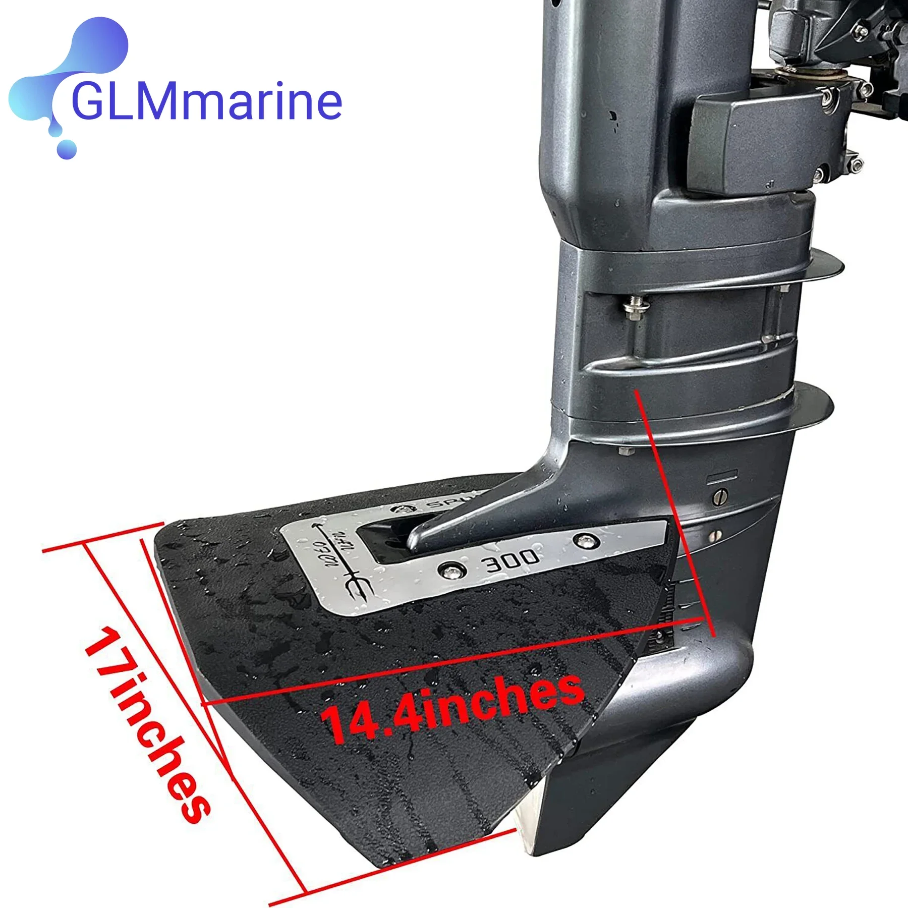 HD300 Sport-300 Whale Tail HydroFoil Stabilizer For 40HP-350 HP Boat Outboards Stern Drives