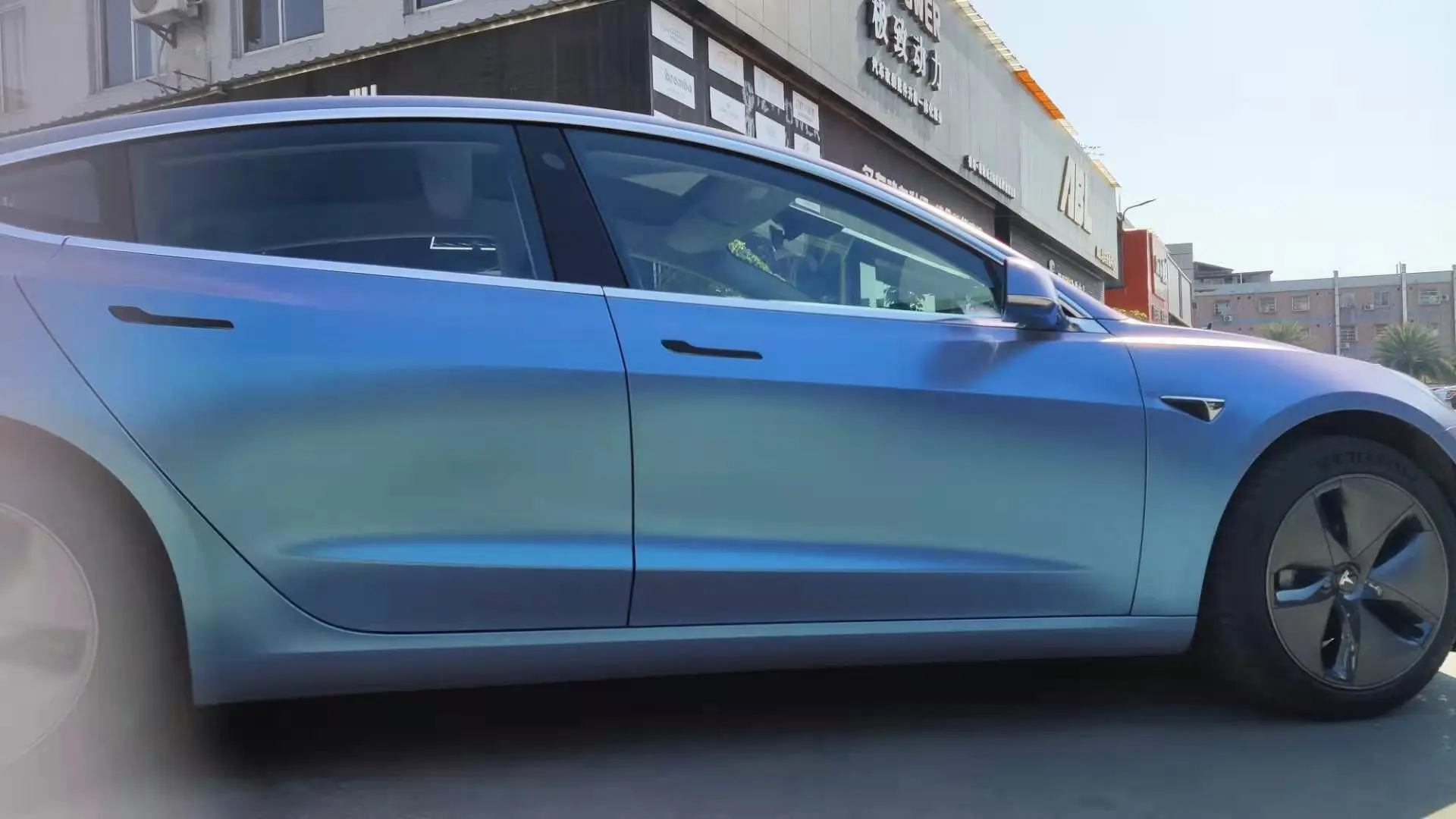 Nick Pearlescent Chrome Blue Design Metallic Light Grey Wrapping Matte Wine Red Pet Cast Vinyl Wrap Gloss Car