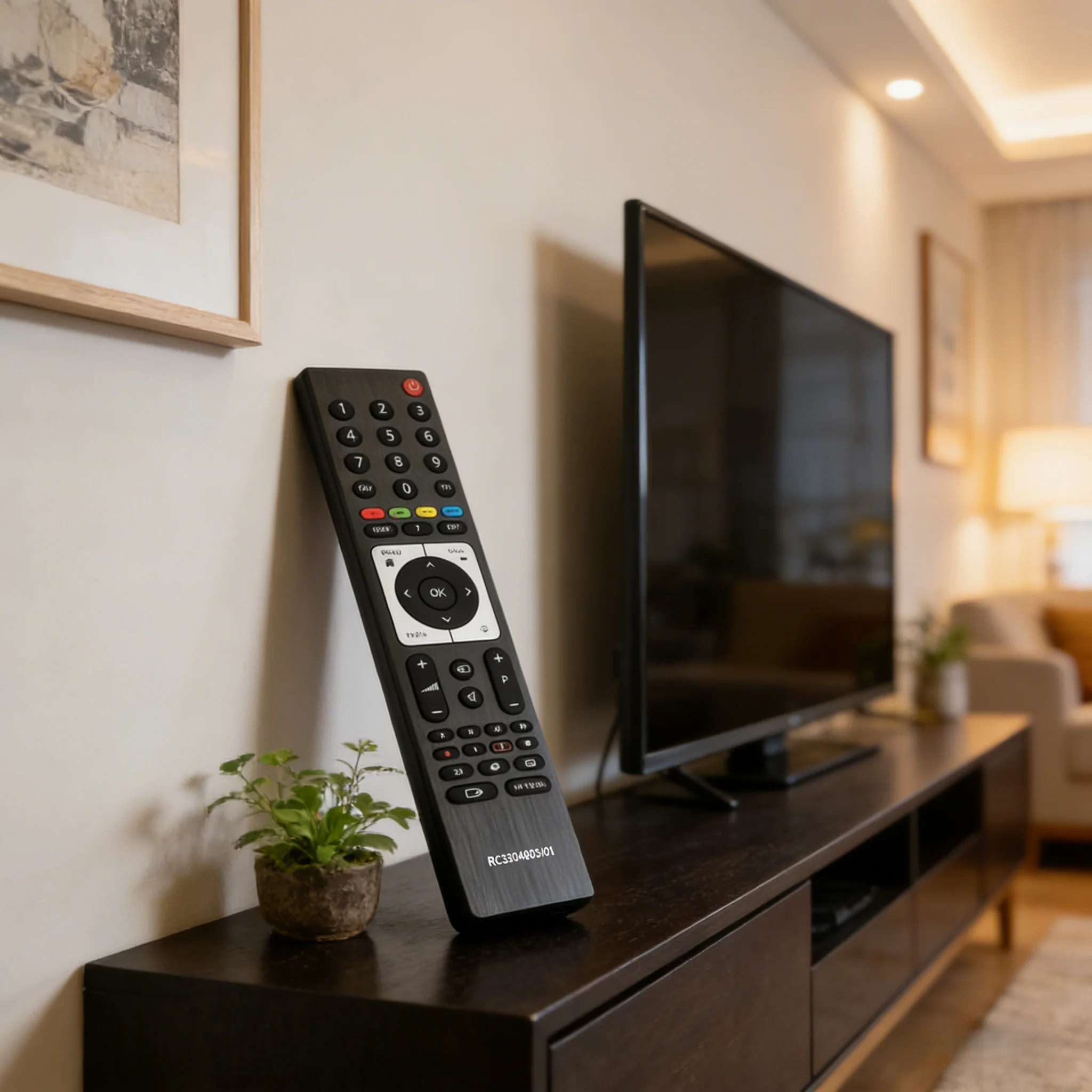 

RC330480301 TV Remote Control Compatible with Grundig TS3187R-2 3D Smart Television