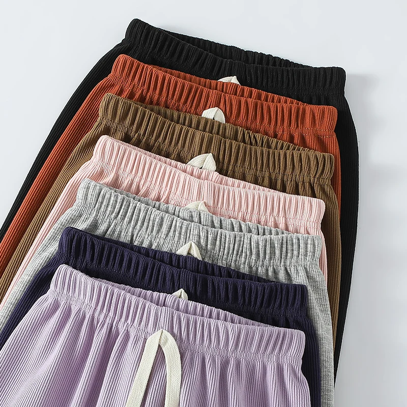 Autumn And Winter Children's 7-color Casual Sports Sweatpants Versatile For Boys And Girls With Thick Fleece And Haren Pants image 5