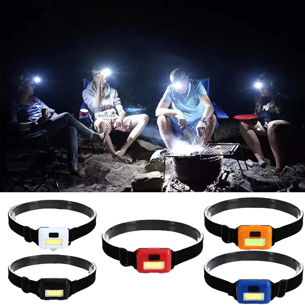 

Nice 3 Modes Mini Headlight COB LED Headlamp Waterproof Headlight Head Flashlight Torch Lanterna For Outdoor Camping Night Fishi