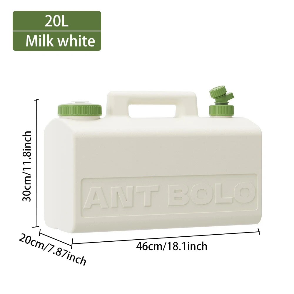 20L Outdoor-Camping-Wasserbehälter, BPA-freier Lebensmittelechter Wasserkrug mit Zapfhahn für Wandern, Angeln und Notfälle – Detail 9