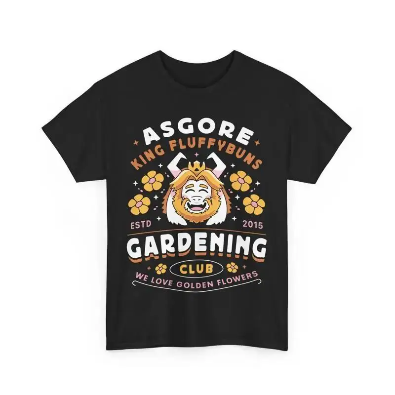 Asgore Gardening Club T Shirt Undertale Video Game Sans Papyrus Rpg
