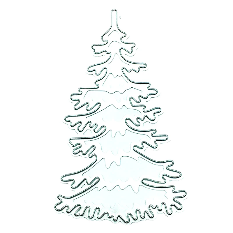 Christmas Trees Metal Cutting Dies Stencil Scrapbooking DIY Album Stamp Paper Card Embossing Decor Craft New