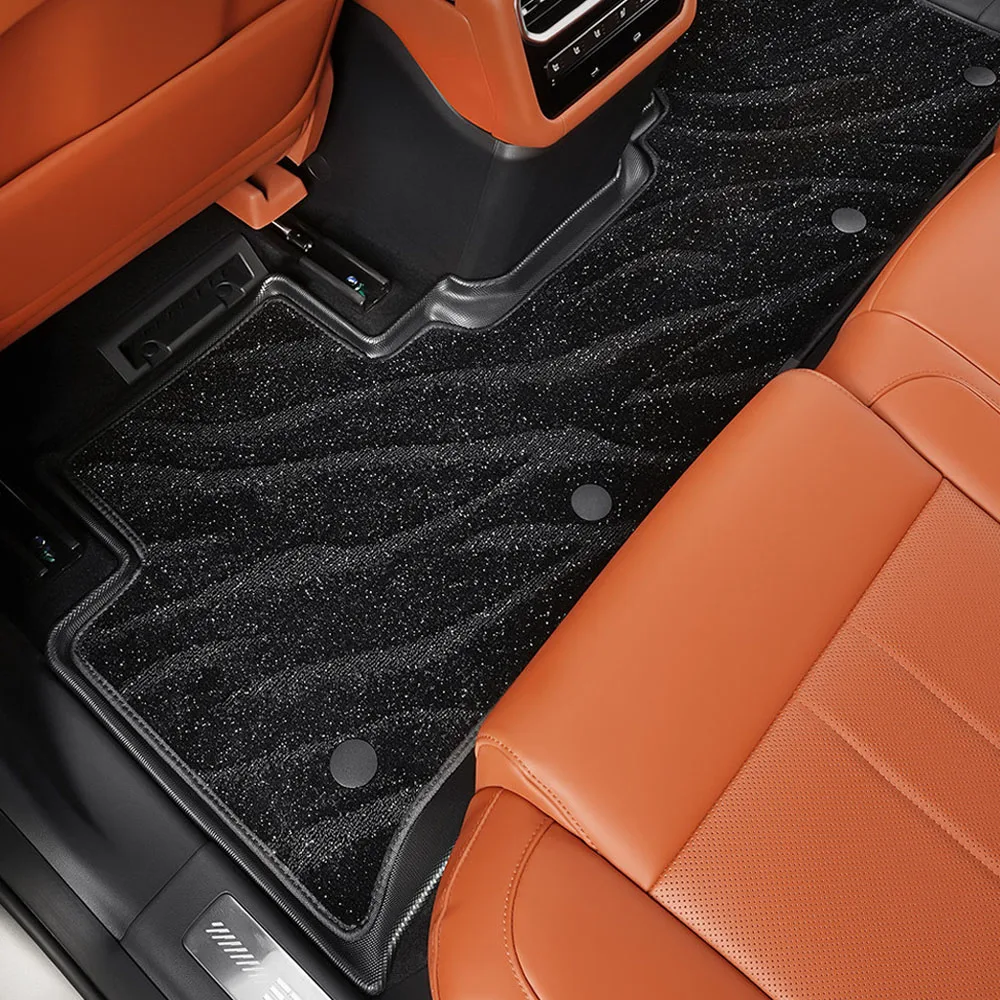 Fit For JETOUR G700 2025-2026 Car Custom TPE Floor Mats Double Layer Starry Carpet Trunk Mat Interior Modification Accessories