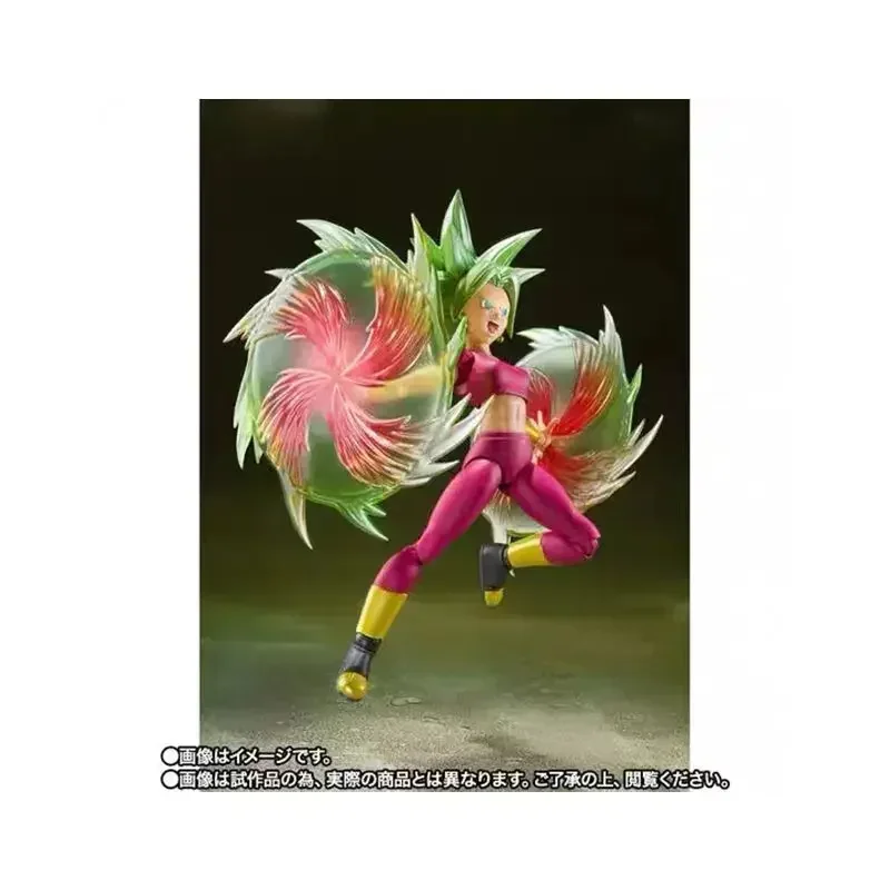 En Stock genuino BANDAI Dragon Ball SHF Super Saiyan Kefla Anime figuras de acción ensamblaje modelo colección juguetes regalos de vacaciones