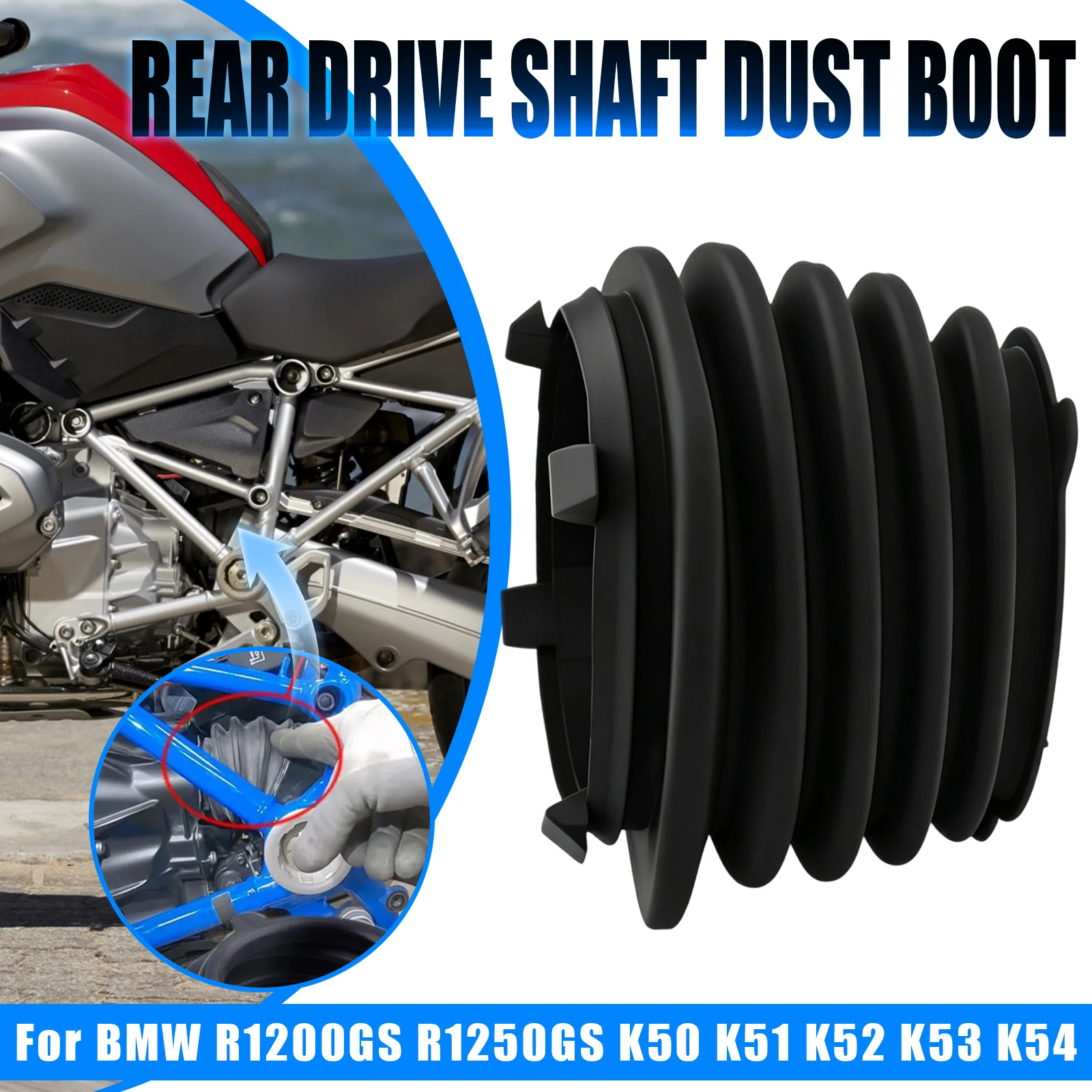 Motorcycle Drivetrain Gaskets Seals Transmission Shaft Sleeve Boot Drive Cover For BMW R1200GS R1250GS K50 K51 K52 K53 K54