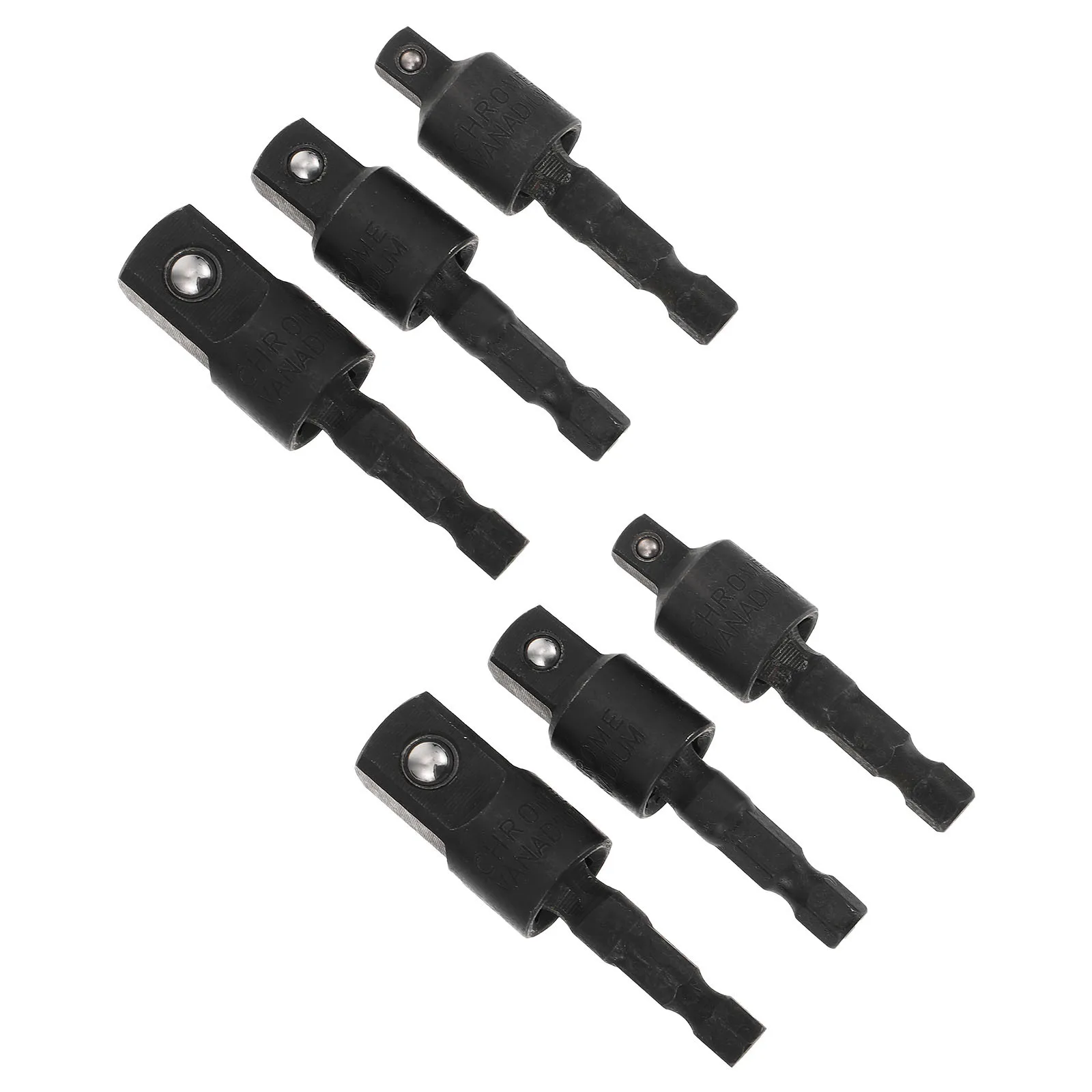 2 szt. Adapterów do wiertarki z obrotową końcówką 360 stopni, zestaw nasadek typu wobble, stal chromowo-wanadowa, antykorozyjne, do majsterkowania