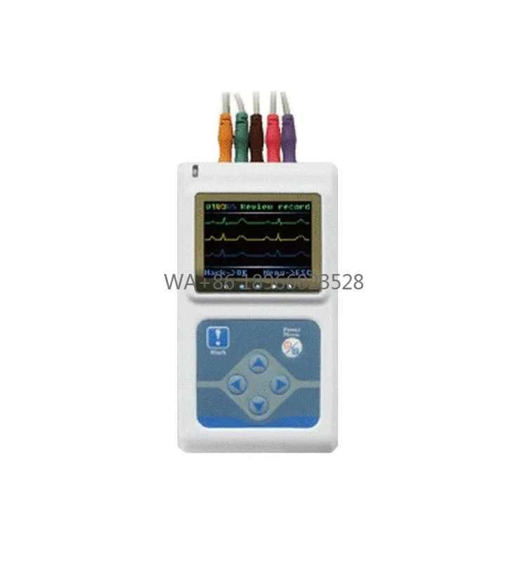 Diagnóstico EKG Mon itor System 24 Horas Mon itor 3 Canais E CG Heart Mo nitor Holter Recorder Doenças