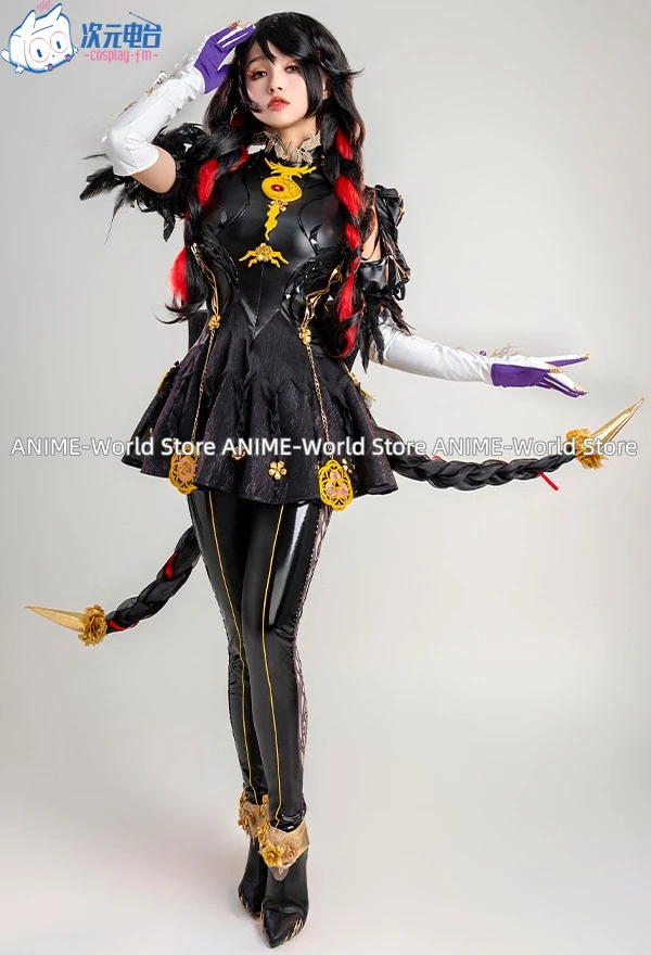 Irelia H Store Bayonetta Cosplay Costume Black Combat Suit Game Cosplay Costume Women