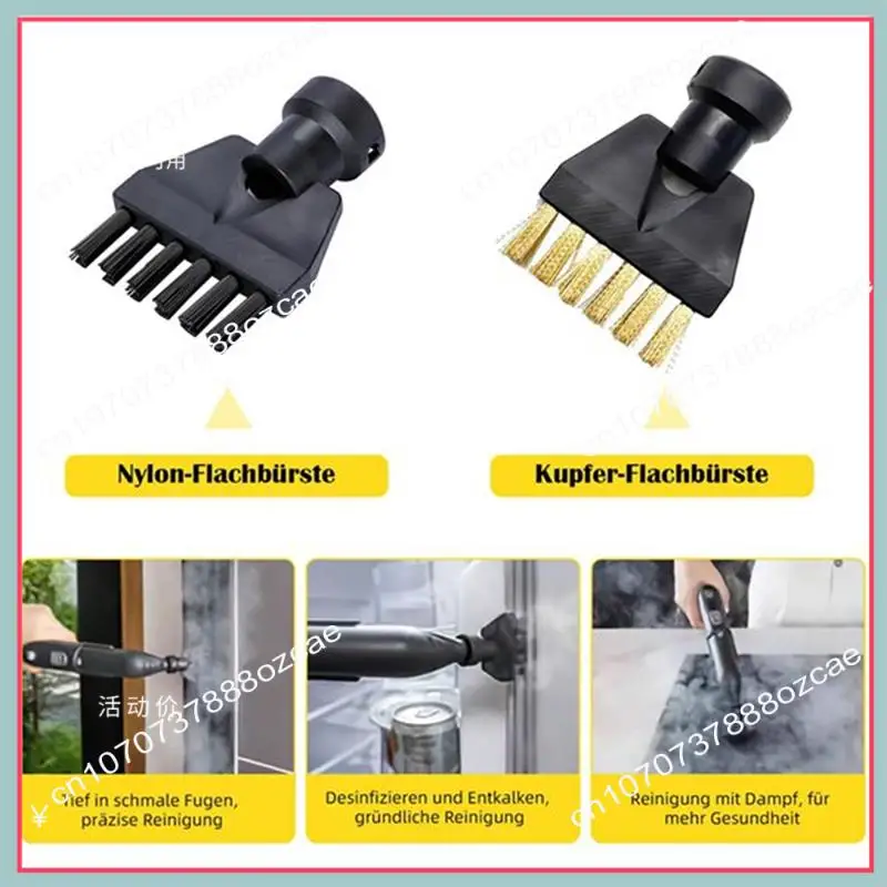 Accesorios de repuesto para Limpiador de vapor Karcher A26P, incluye boquillas, cepillos y paños