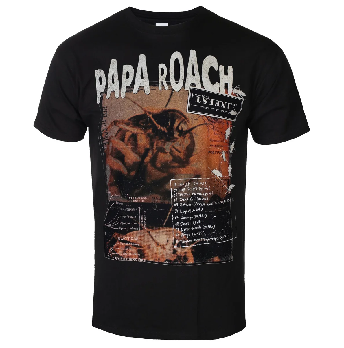 Hot Papa Roach Graphic Cotton Band T-shirt Unisex Summer Short Sleeve Fashion Brand Tee Luxury Casual Vintage Tees