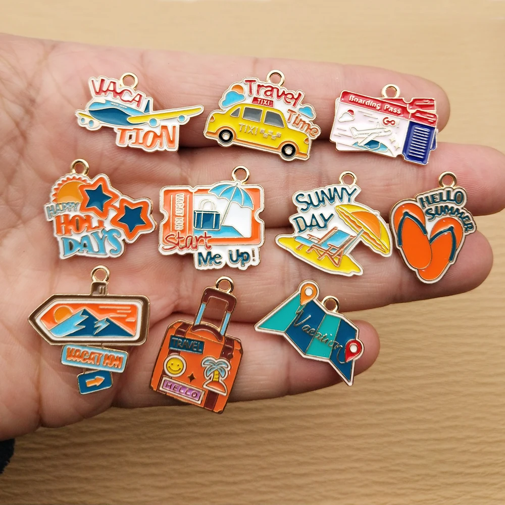 Travel Accessories Jewelry - 10 sztuk podróż wakacje wakacje urok
