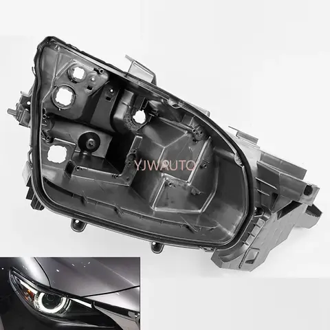 마쓰다 CX-9 CX9 2016 2017 2018 2019 2020 2021 헤드램프 하우스, 자동차 헤드라이트 베이스, 프론트 램프 거치대, 자동 라이트 지지대