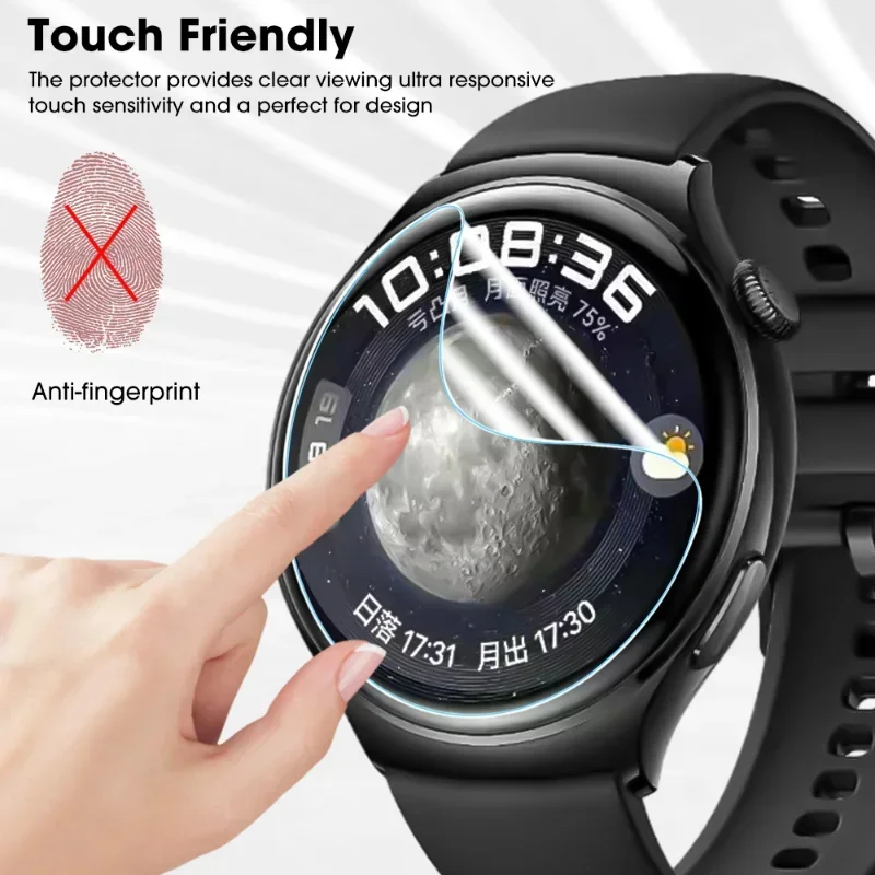 Protector de pantalla para Huawei Watch GT4, película protectora de TPU suave, hidrogel, HD, 41mm, 46mm, 42mm, 46mm