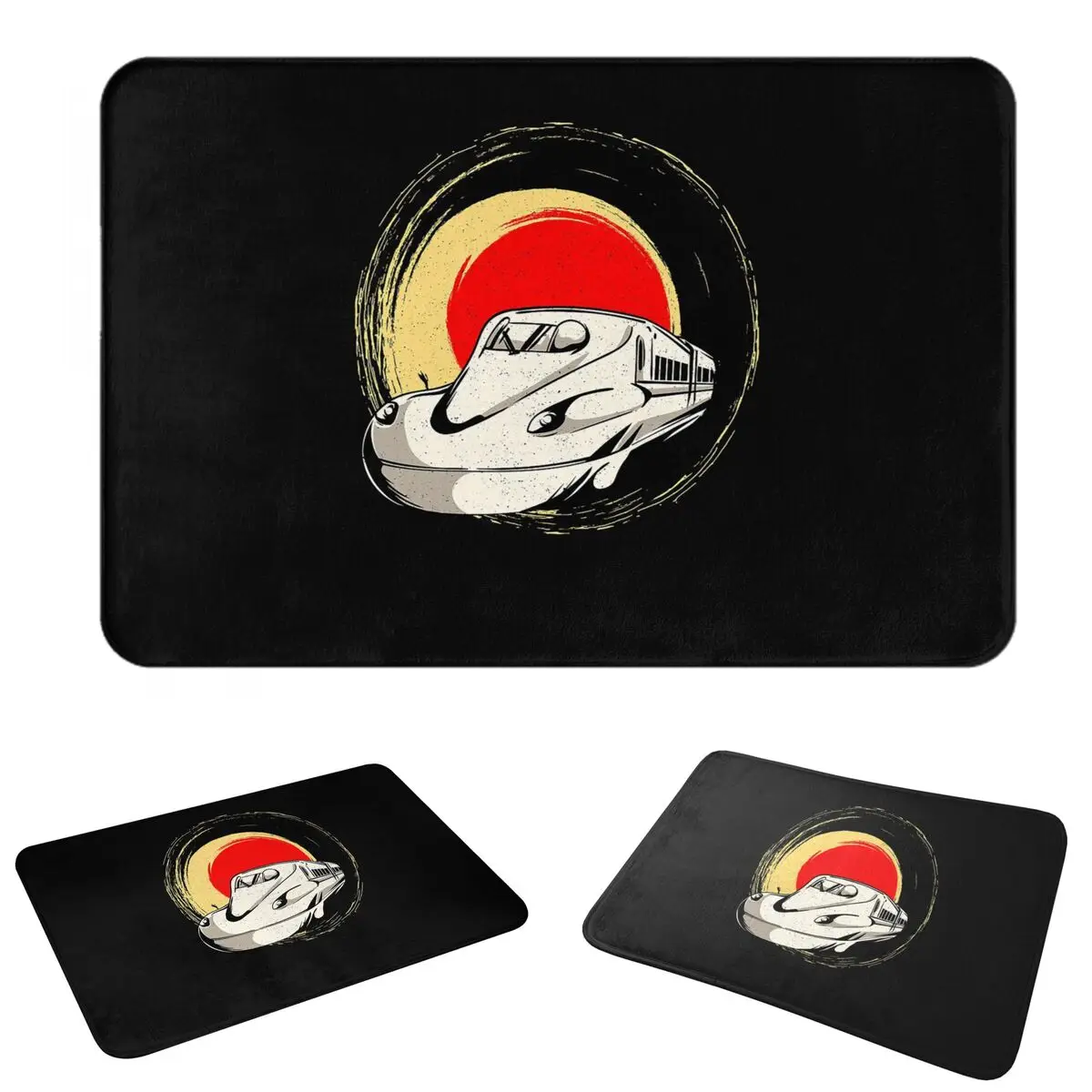 Japanese Shinkansen Bullet Trains Doormat Durable Carpet Rug Kitchen Entrance Home Floor Mat for Living room Footpad Mats