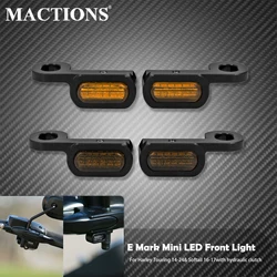 Motorcycle LED Turn Signal Indicator Light With E Mark For Harley Touring Electra Street Road Glide FLHR 2014-Up Softail 2016-17
