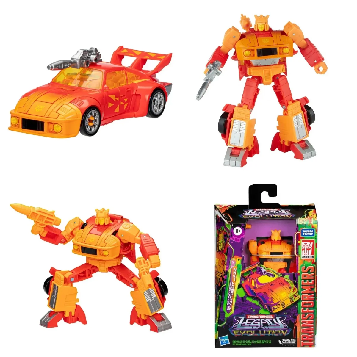

Takara Tomy Hasbro Transformers Legacy Evolution Deluxe G2 Universe Jazz Action Figure Model Robot Collection Toys Birthday Gift