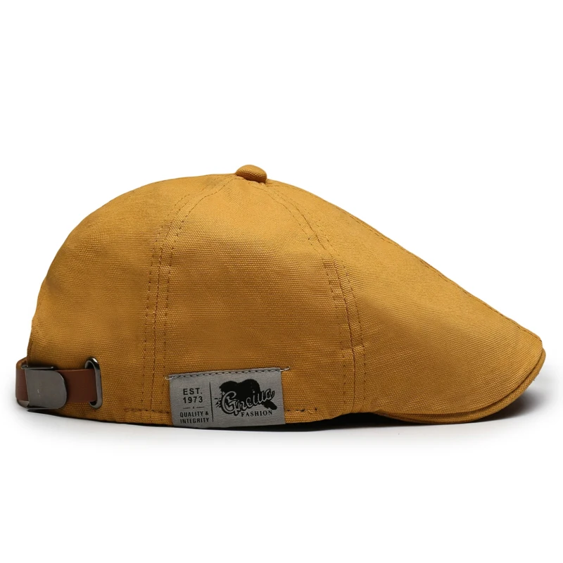 Street Fashion Reversed Peaked Cap Damesbaret Lente/Zomer Unisex Veelzijdige Hip-Hop Forward Cap voor bescherming tegen de zon en schaduw