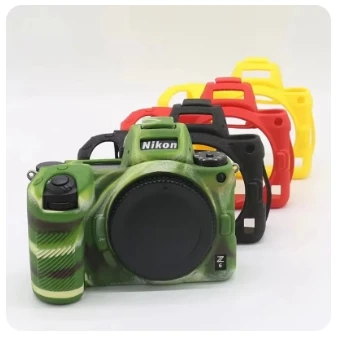 For Nikon Z50 Z6 Z7 z6ii z7ii D5500 D5600 D7000 D7100 D7200 D600 D610 D750 DSLR cover soft silicone rubber armor camera bag case